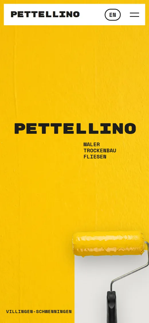 Pettellino · Ansicht am Handy