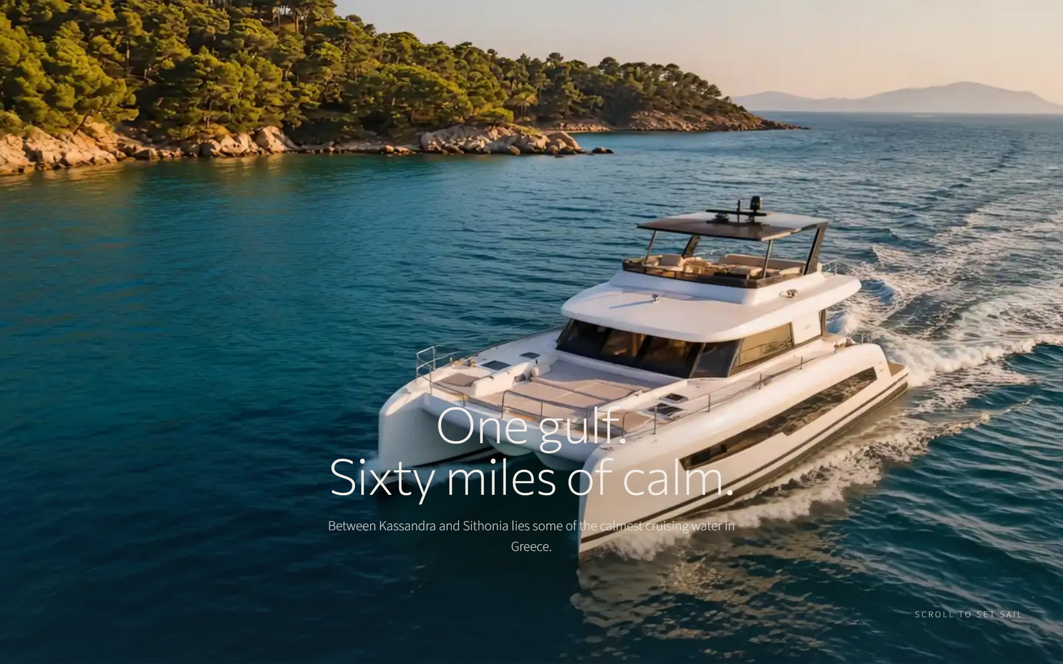 Chalkidiki Yachts — brand composition