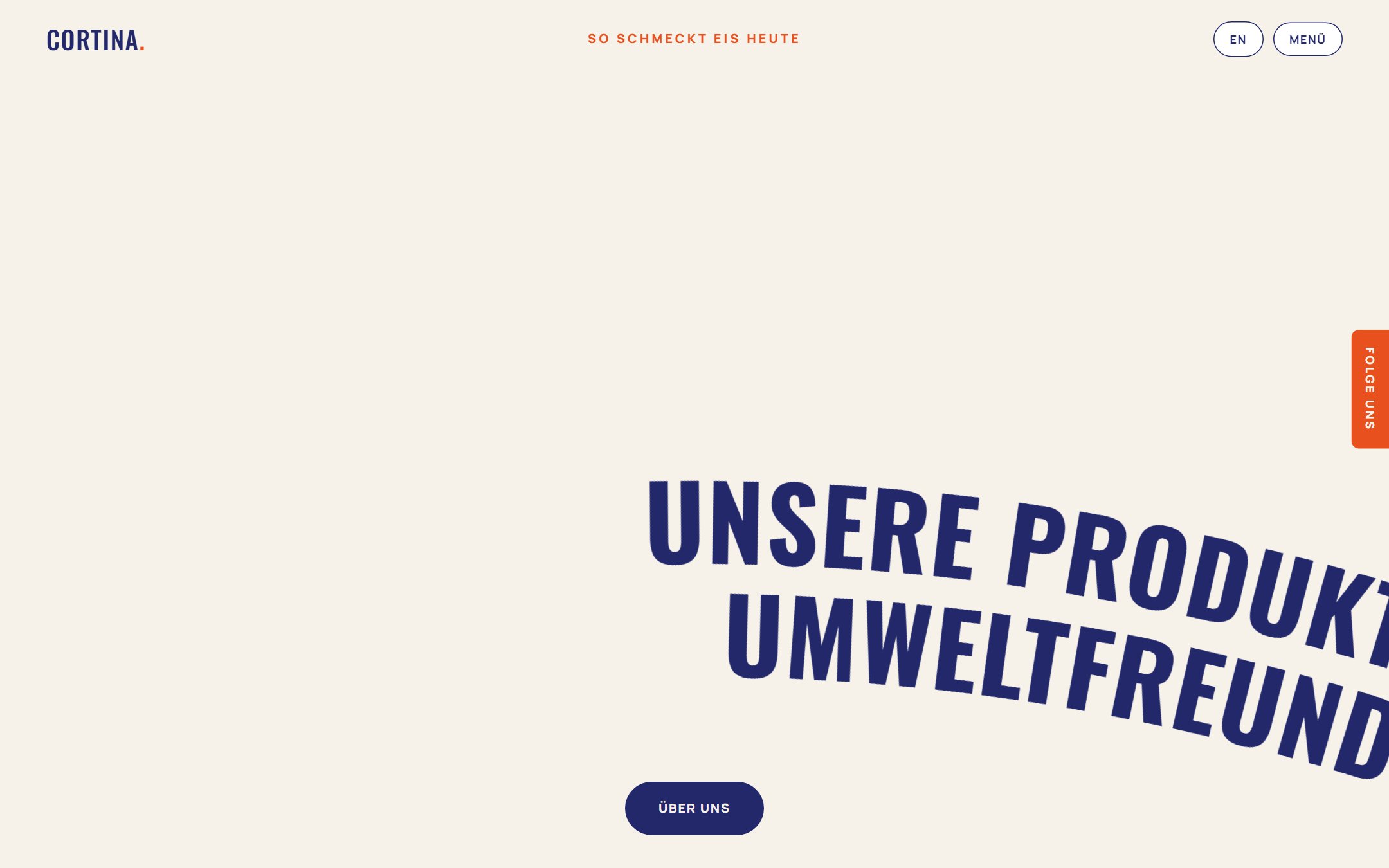 CORTINA Eiscafé — brand composition